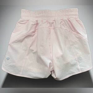 Lululemon Athletica 4” Speed Up  Light Pink Athletic Shorts Sz 6